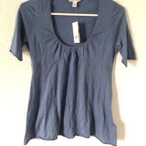 NWT Blue Knit Top Banana Republic